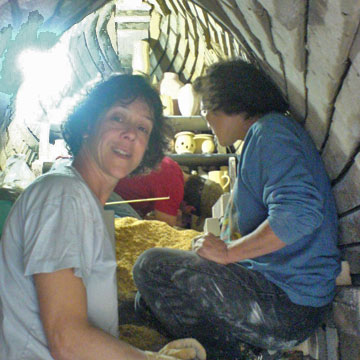 loading the kiln